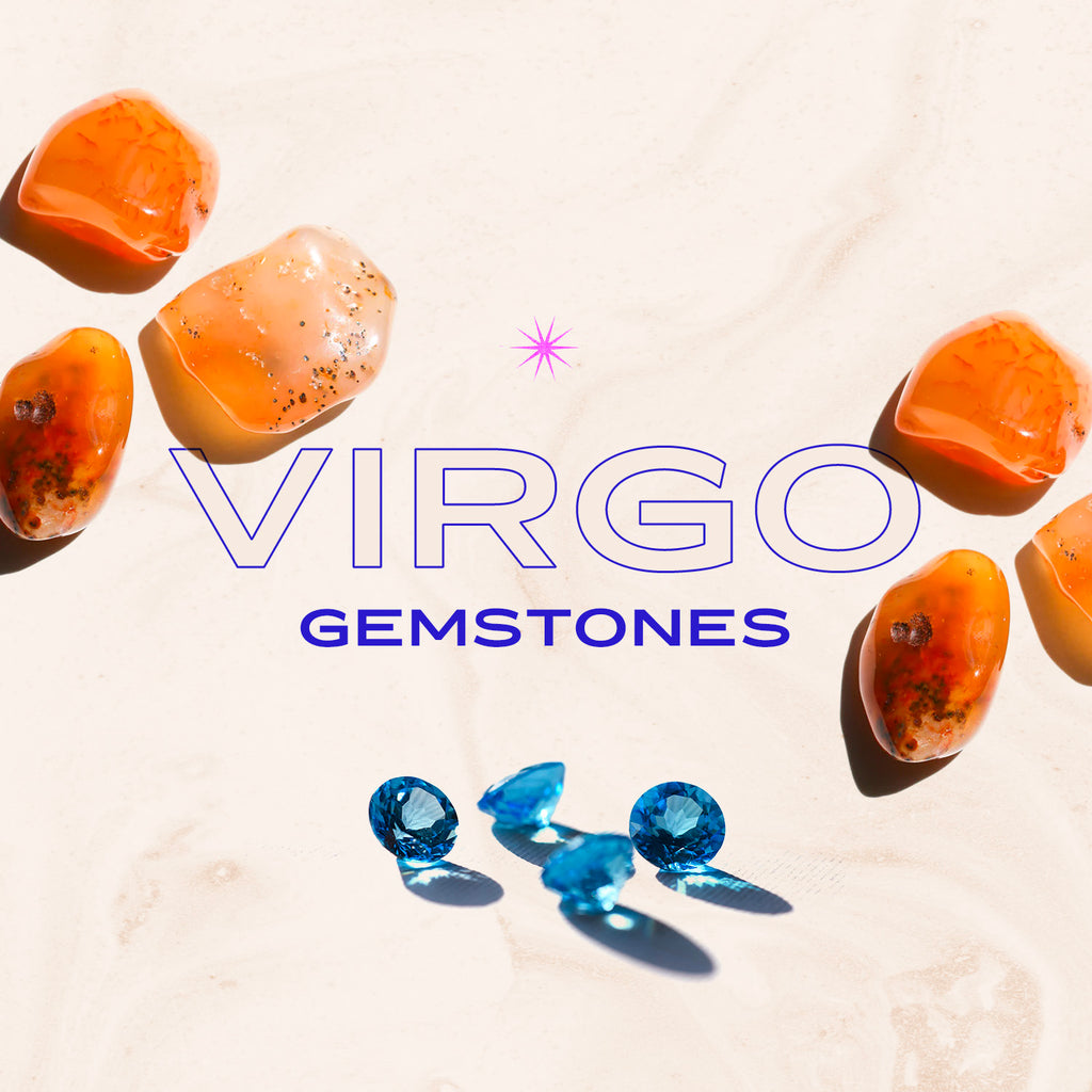 Gemstones and Crystals for Virgo season, the earth astrological sign